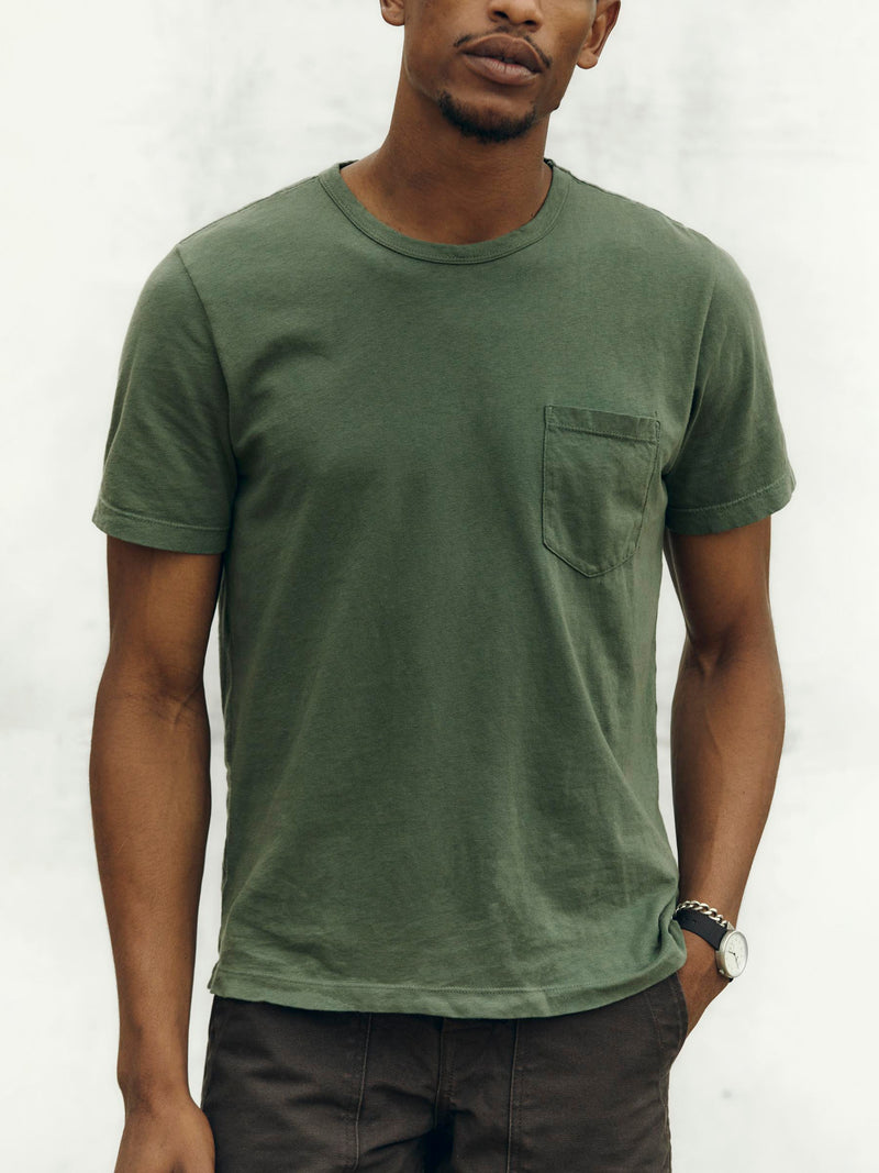 spruce knit pocket tee - Model