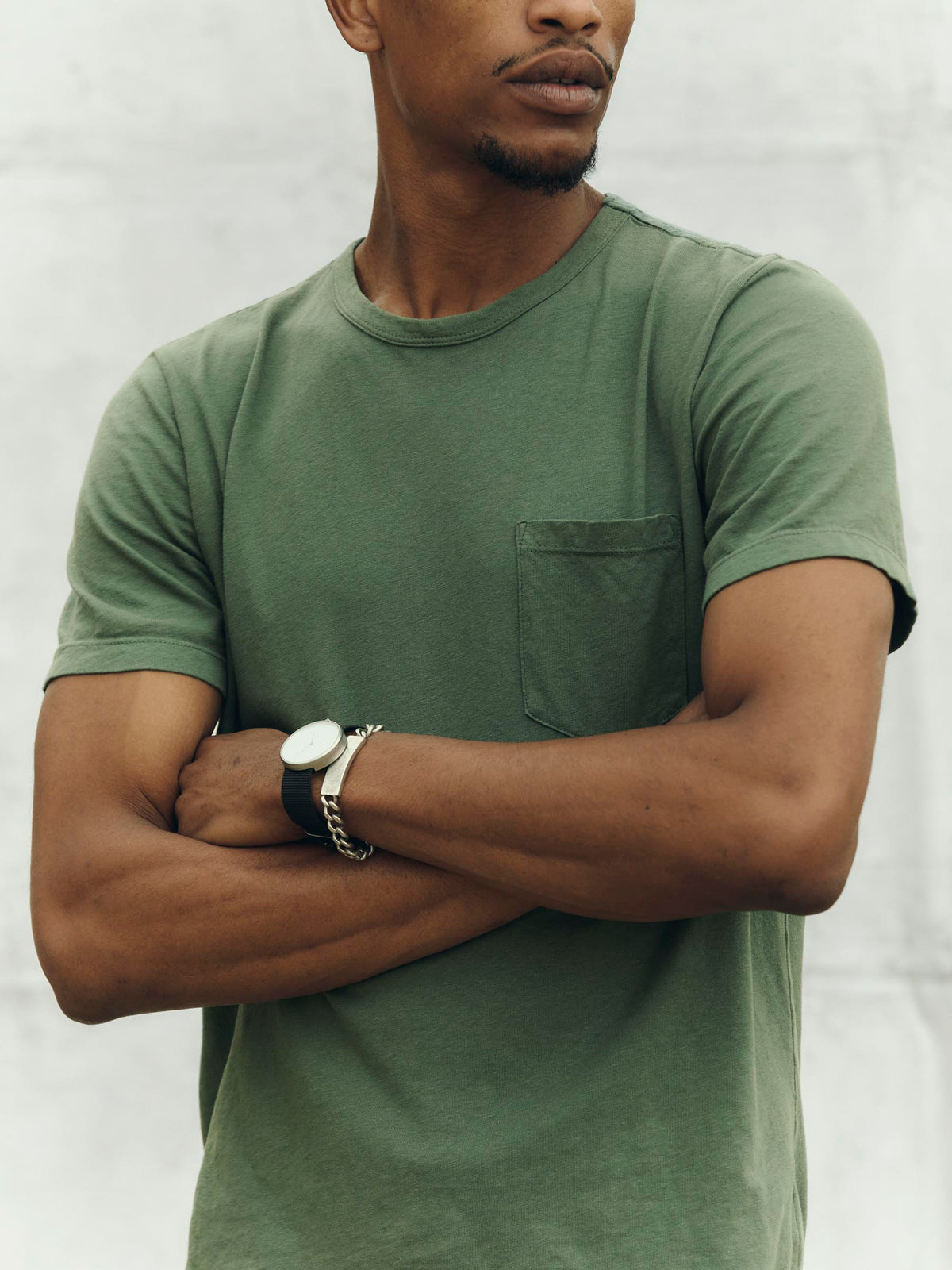 spruce knit pocket tee