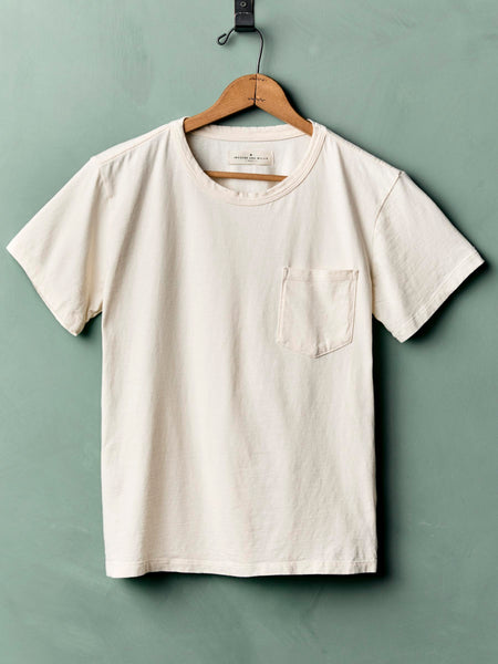 classic knit pocket tee