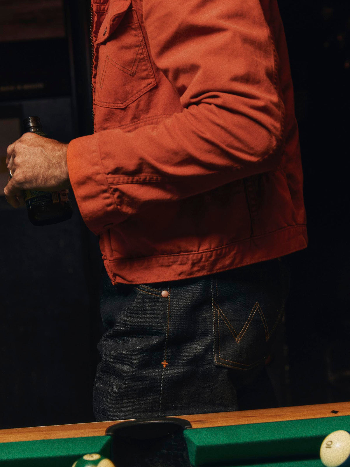 i+w x Wrangler 12MJZ sunfaded jacket
