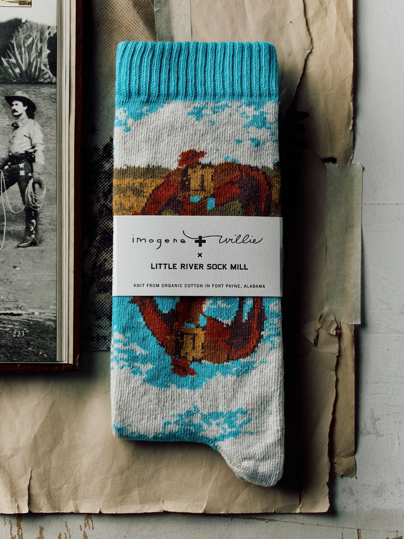 the "reflection" sock - Model