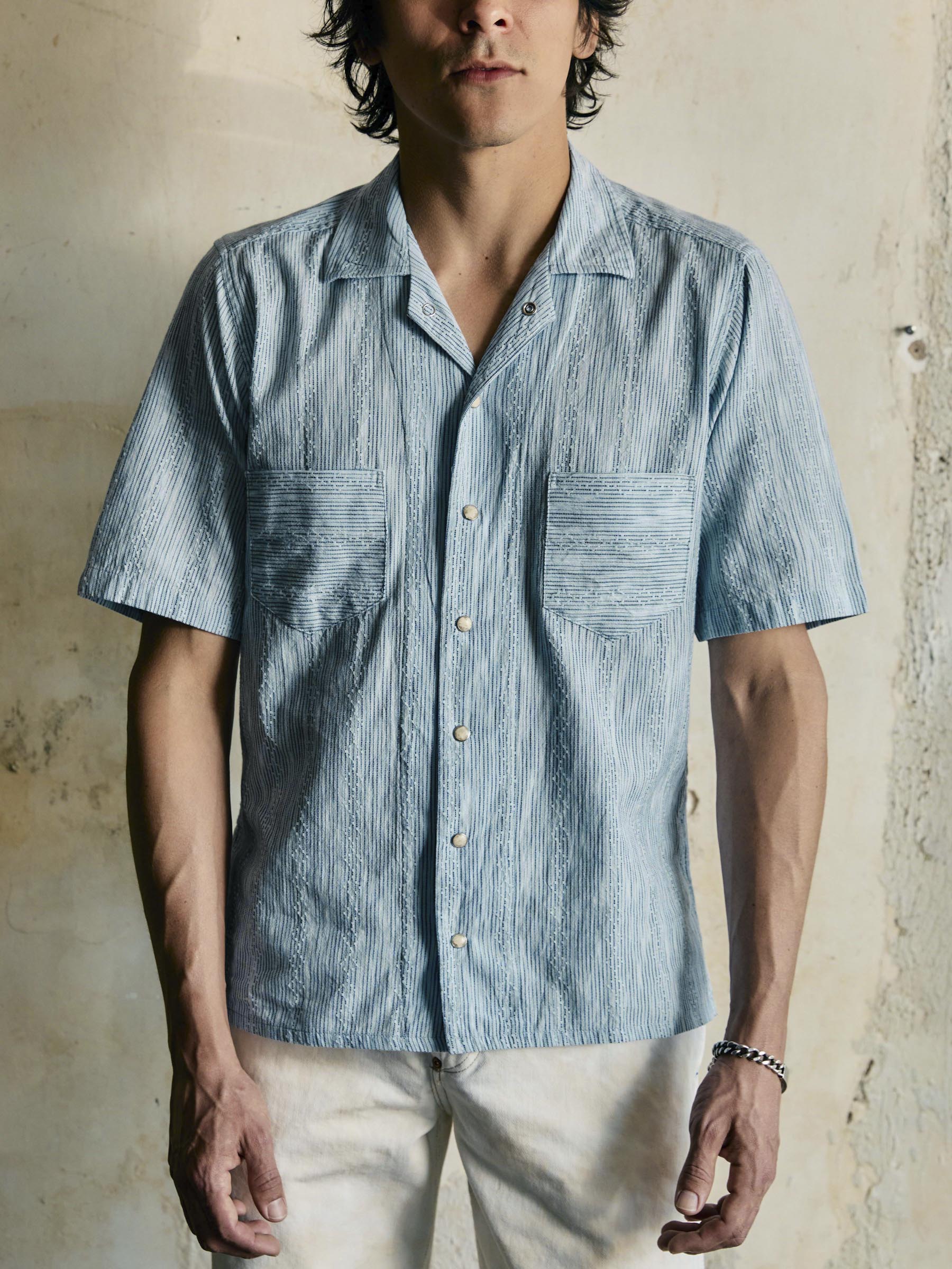 i+w x richter goods hanten weave pearl snap – imogene + willie