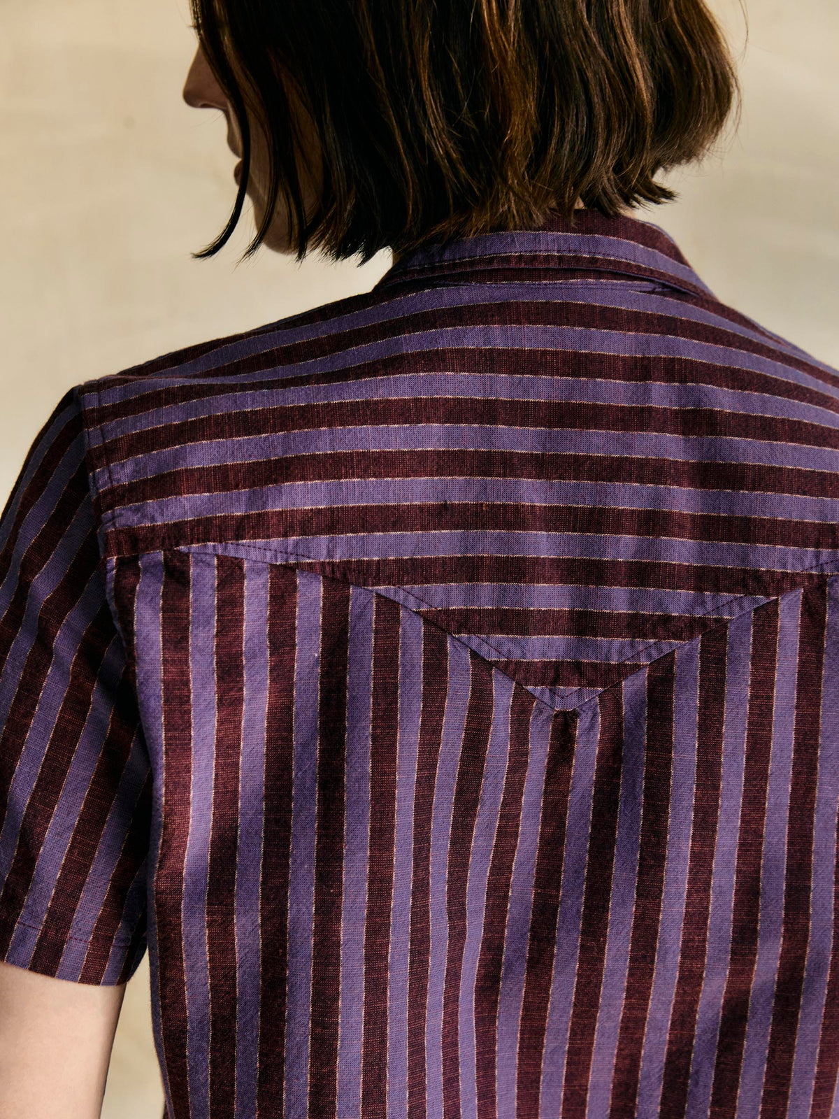 i+w x richter goods itajime stripe pearl snap