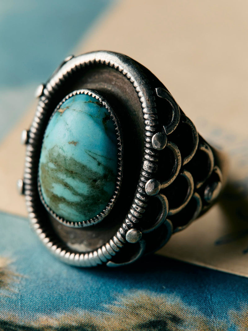 large vintage navajo ring