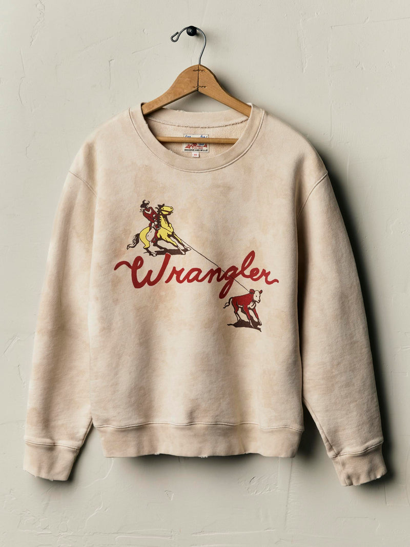 i+w x Wrangler "roundup" crewneck sweatshirt