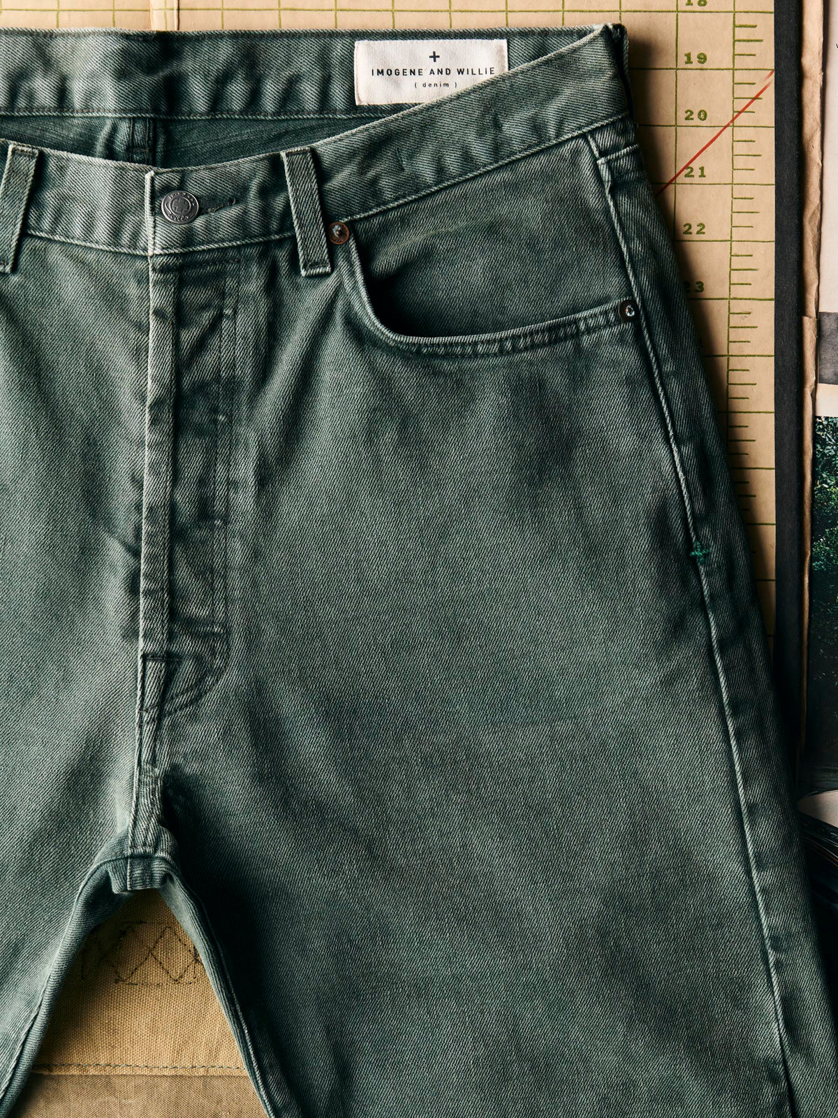 russell washed spruce selvage