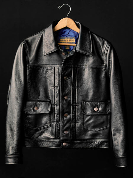 i+w x Schott NYC cowhide trucker jacket – imogene + willie