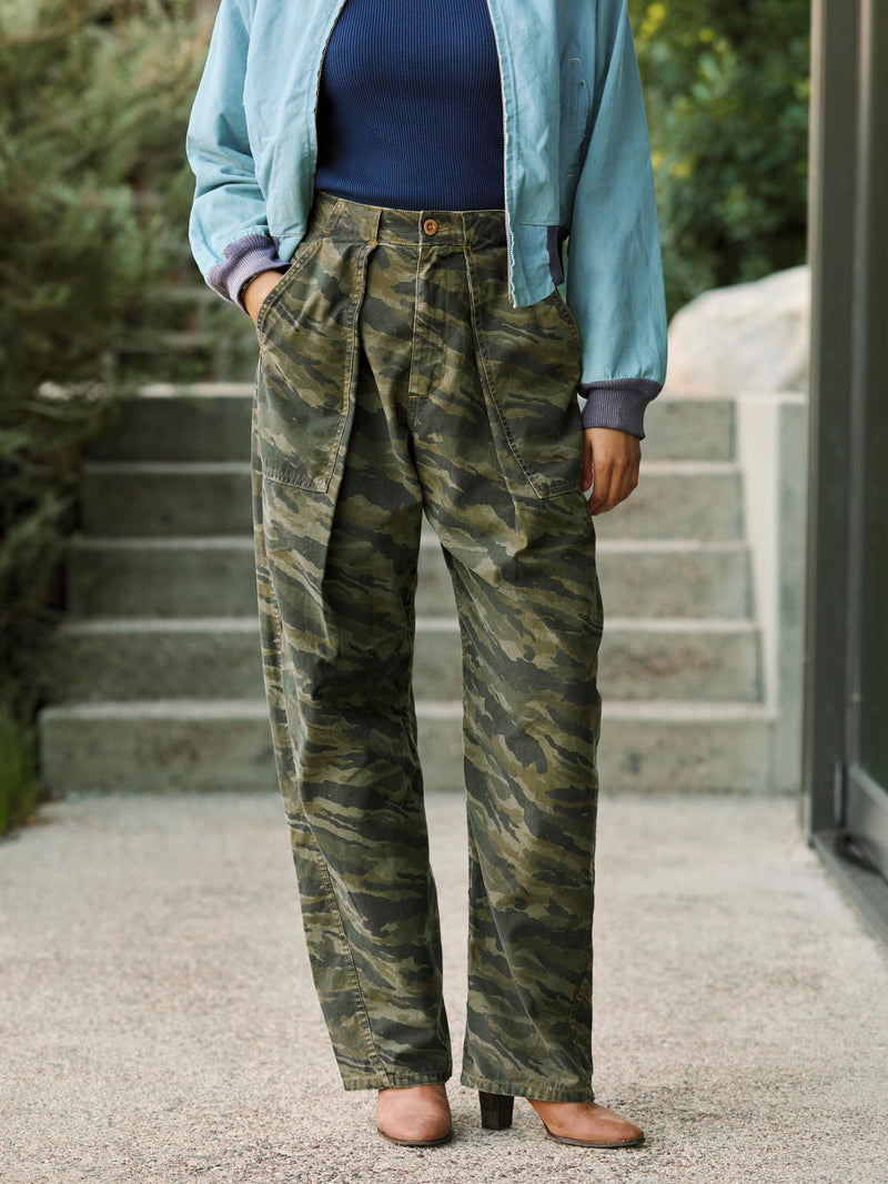 service trouser in brushstroke camo