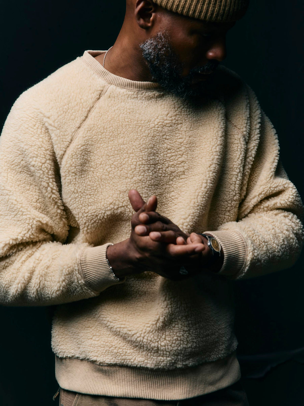 ribbed sherpa crew in dover