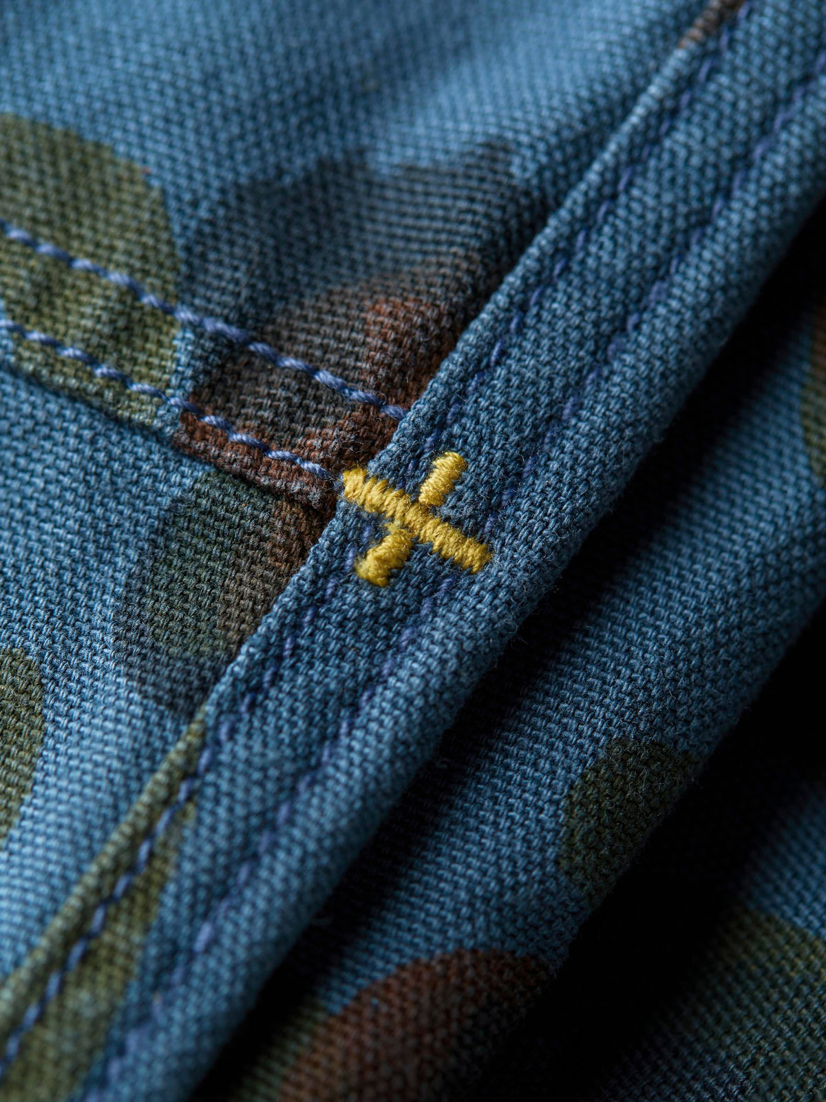 ventura chore pant in blue rosette