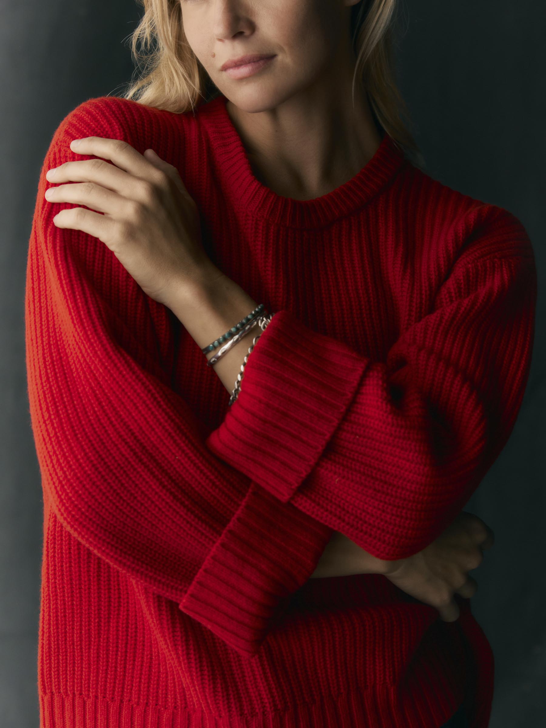 varese wool sweater in red – imogene + willie