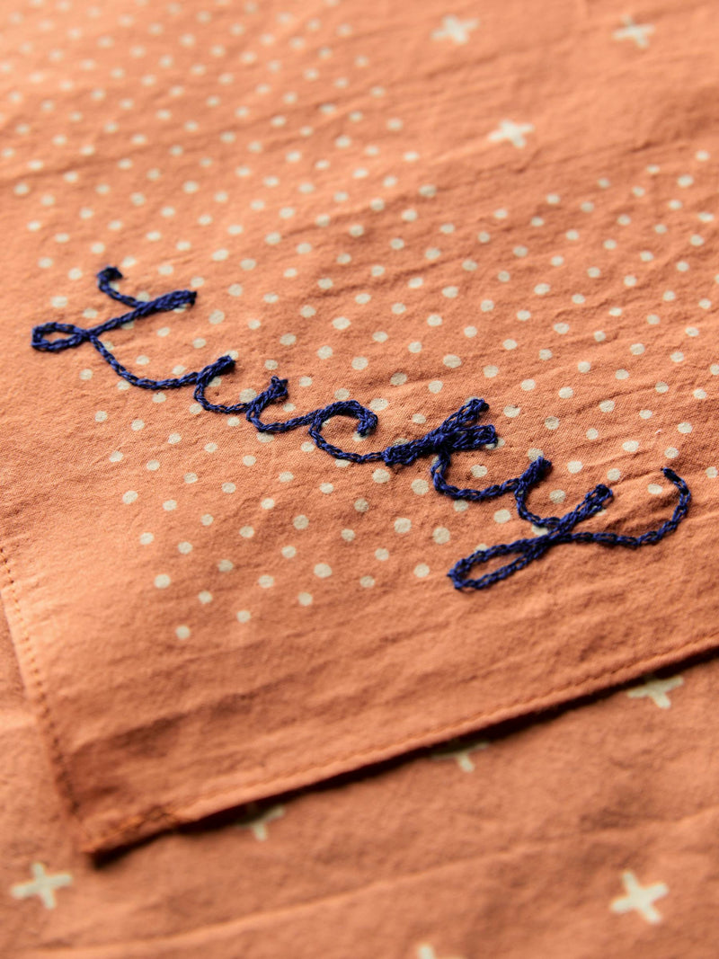 i+w vintage orange bandana - Model
