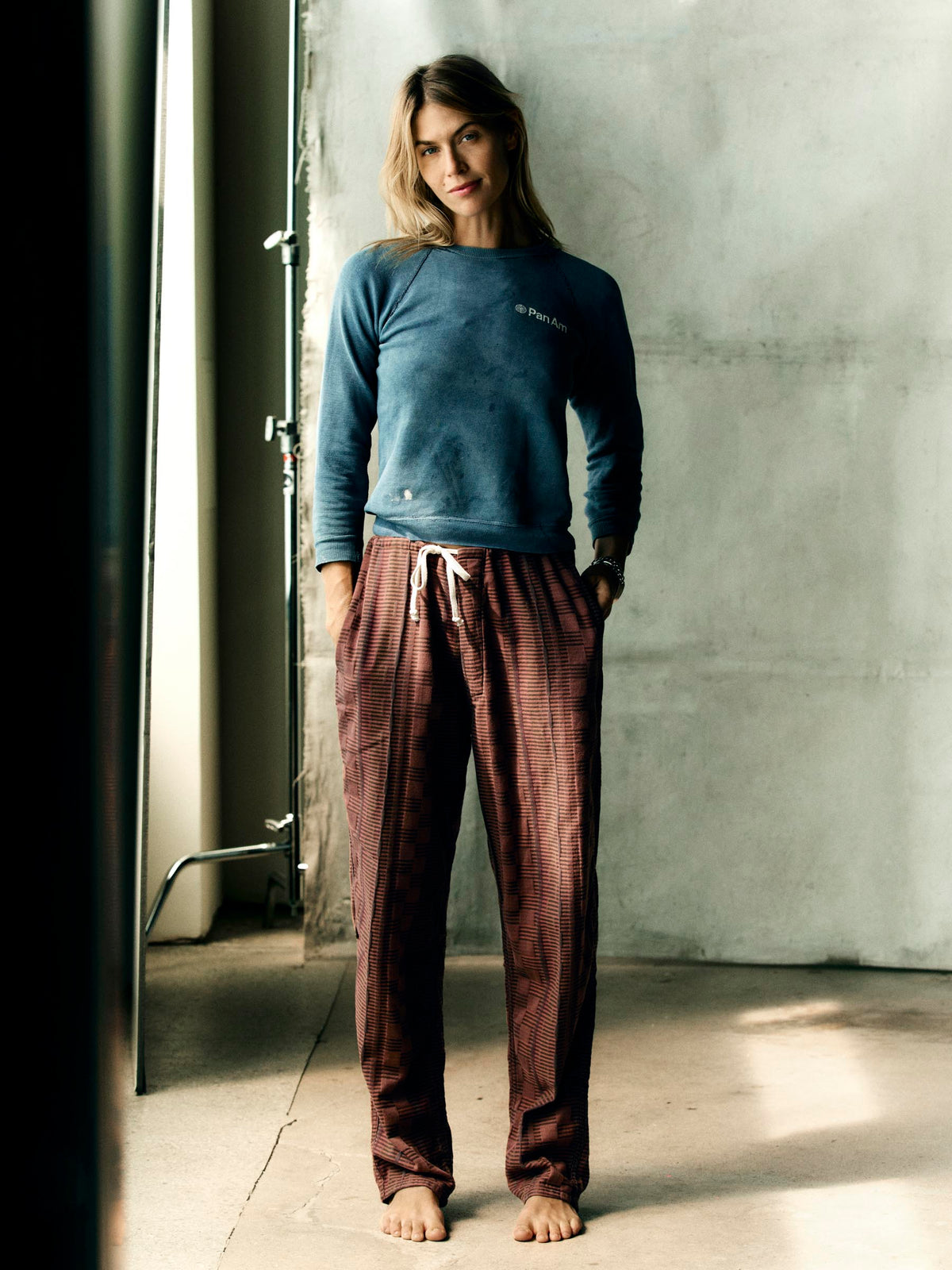 lounge pant in mojave jacquard