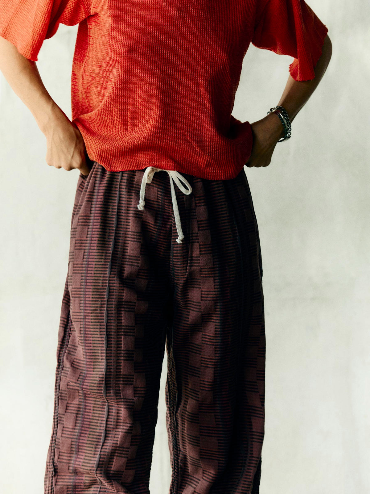 lounge pant in mojave jacquard