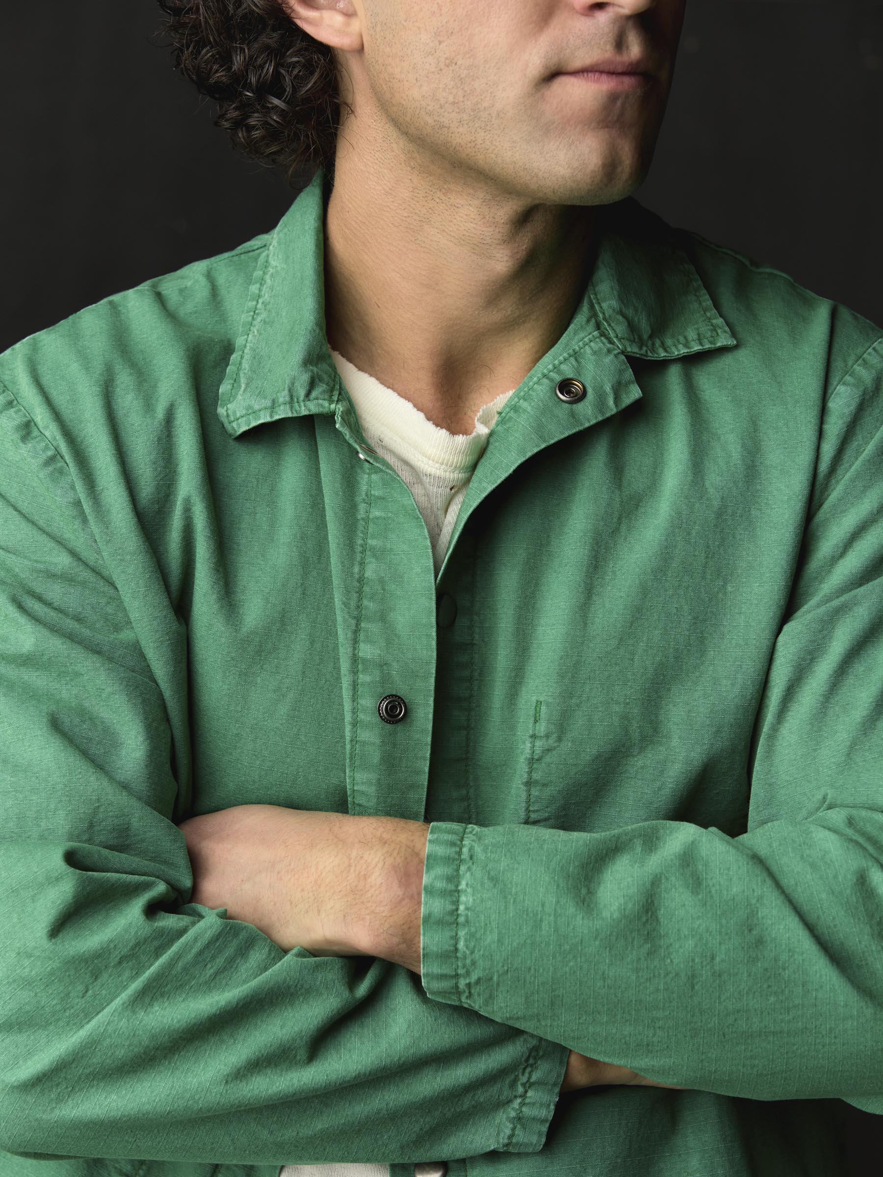 welder's jacket in seagreen ripstop – imogene + willie