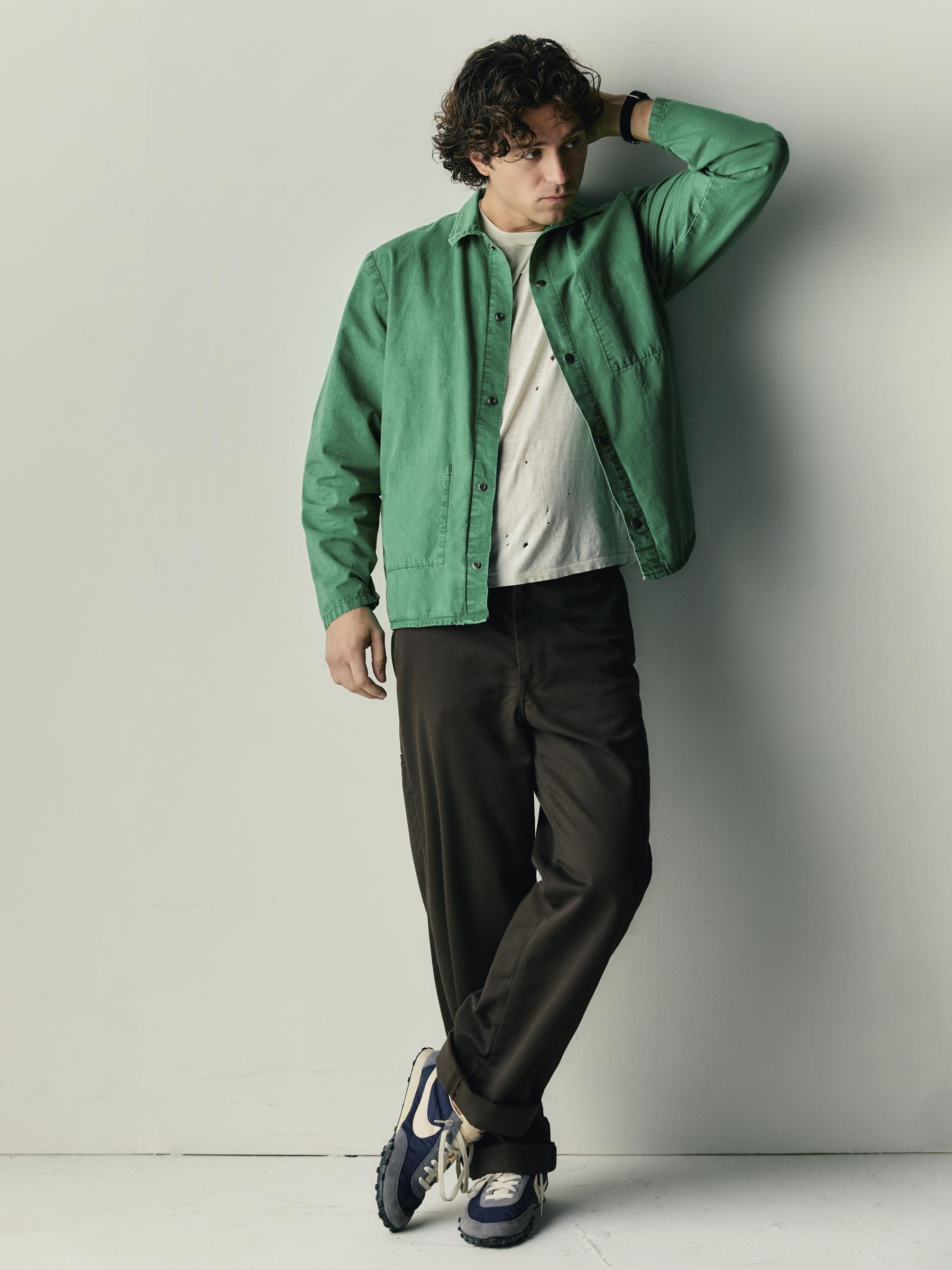 welder's jacket in seagreen ripstop – imogene + willie