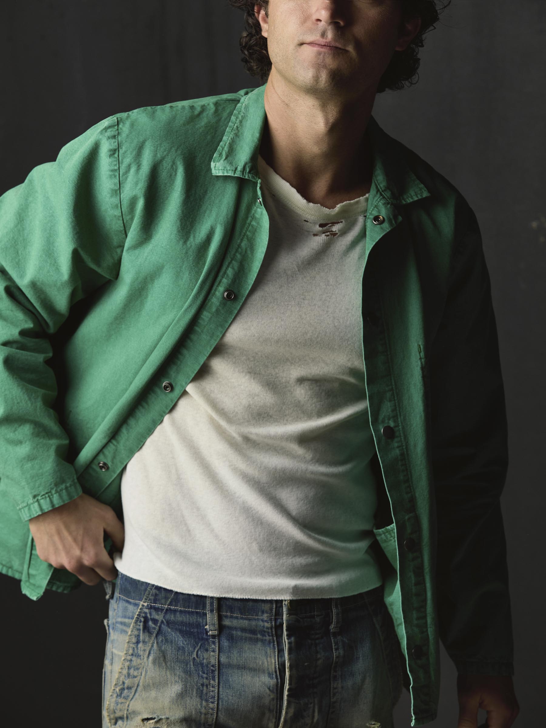 welder's jacket in seagreen ripstop – imogene + willie
