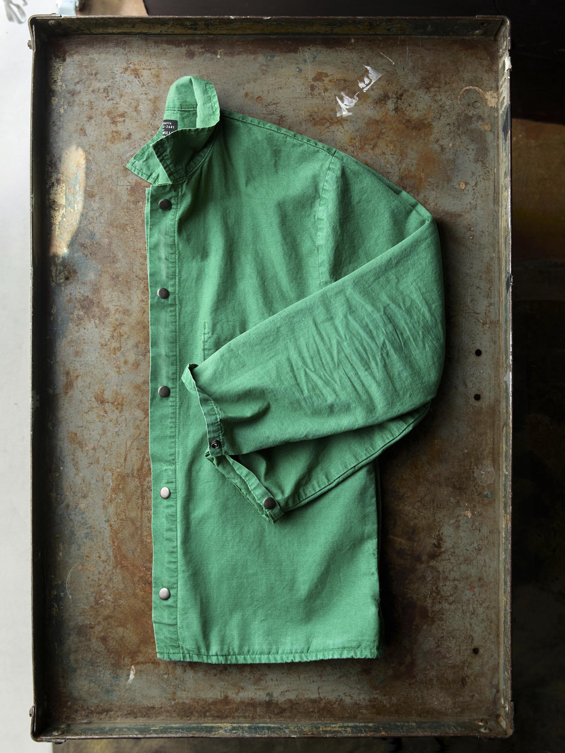 welder's jacket in seagreen ripstop – imogene + willie