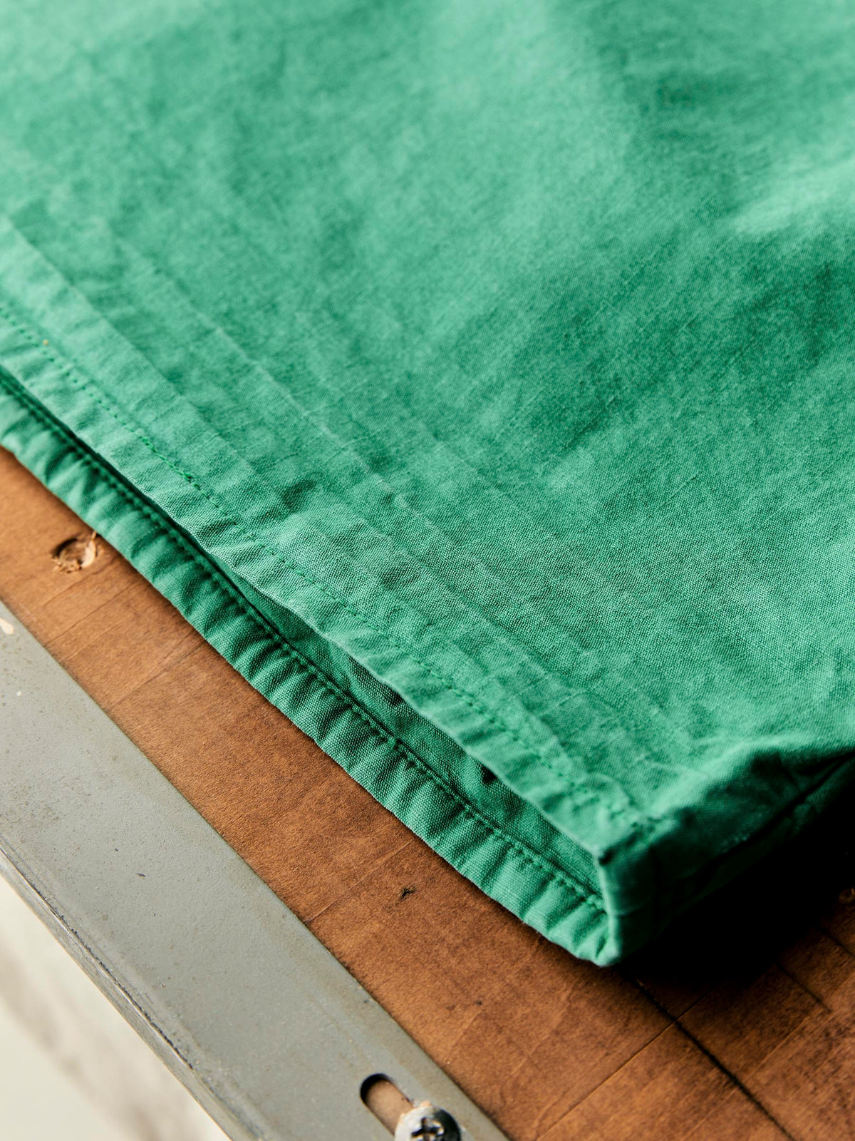 welder's jacket in seagreen ripstop