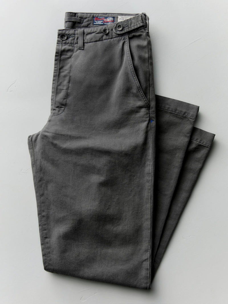 wilkison trouser in charcoal - Model
