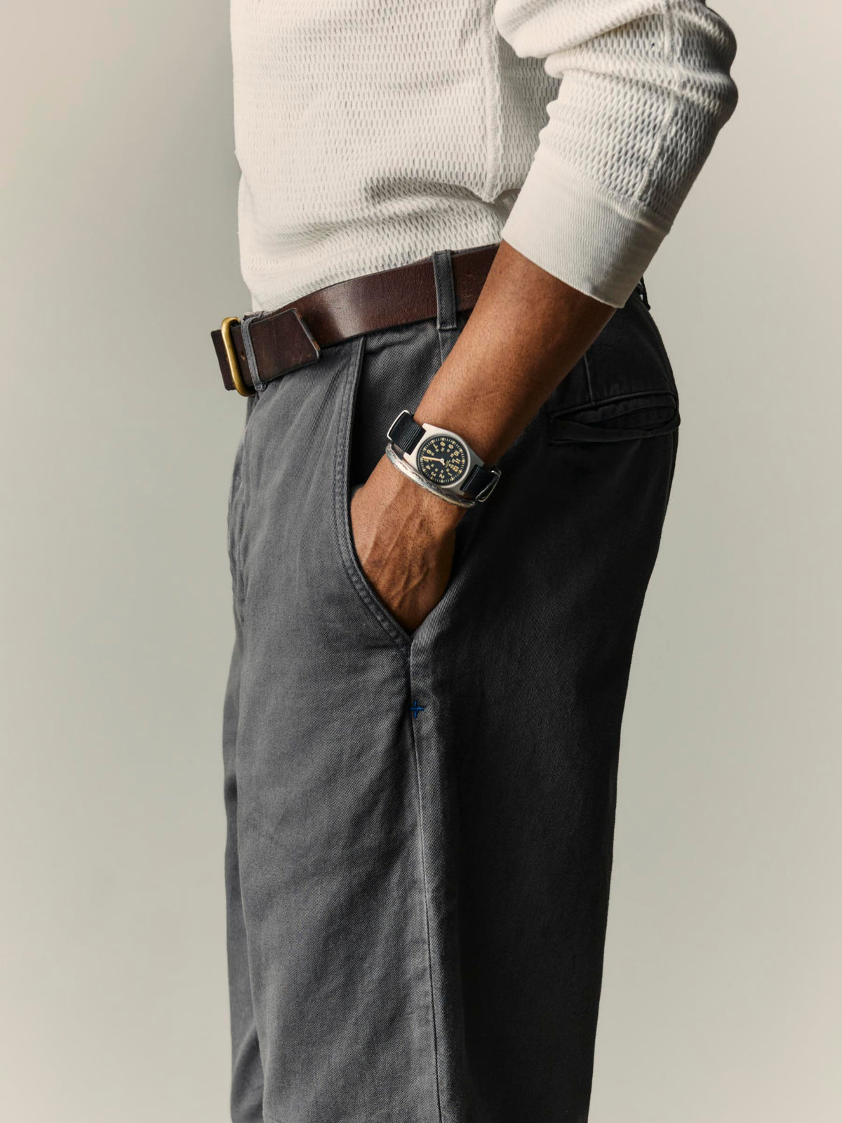 wilkison trouser in charcoal