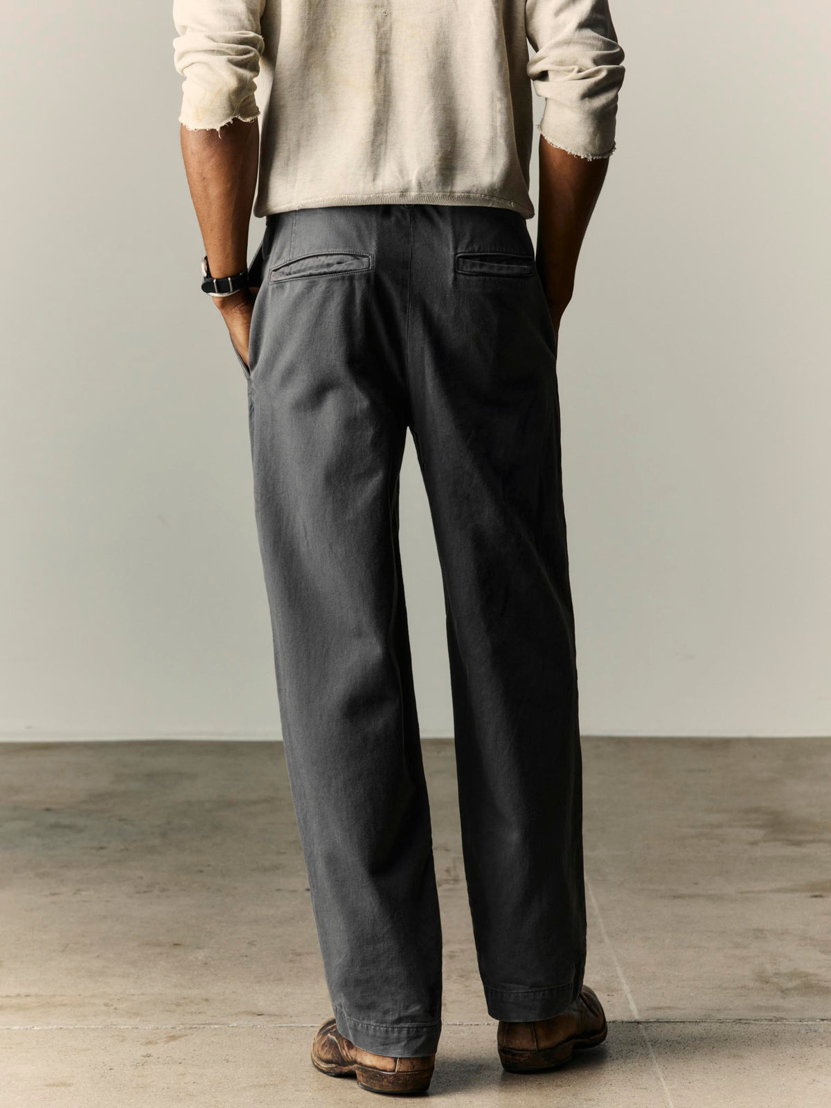 wilkison trouser in charcoal