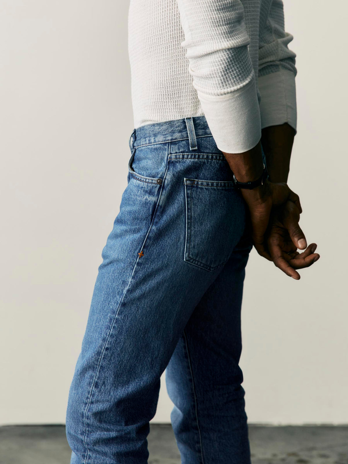 willie washed natural indigo