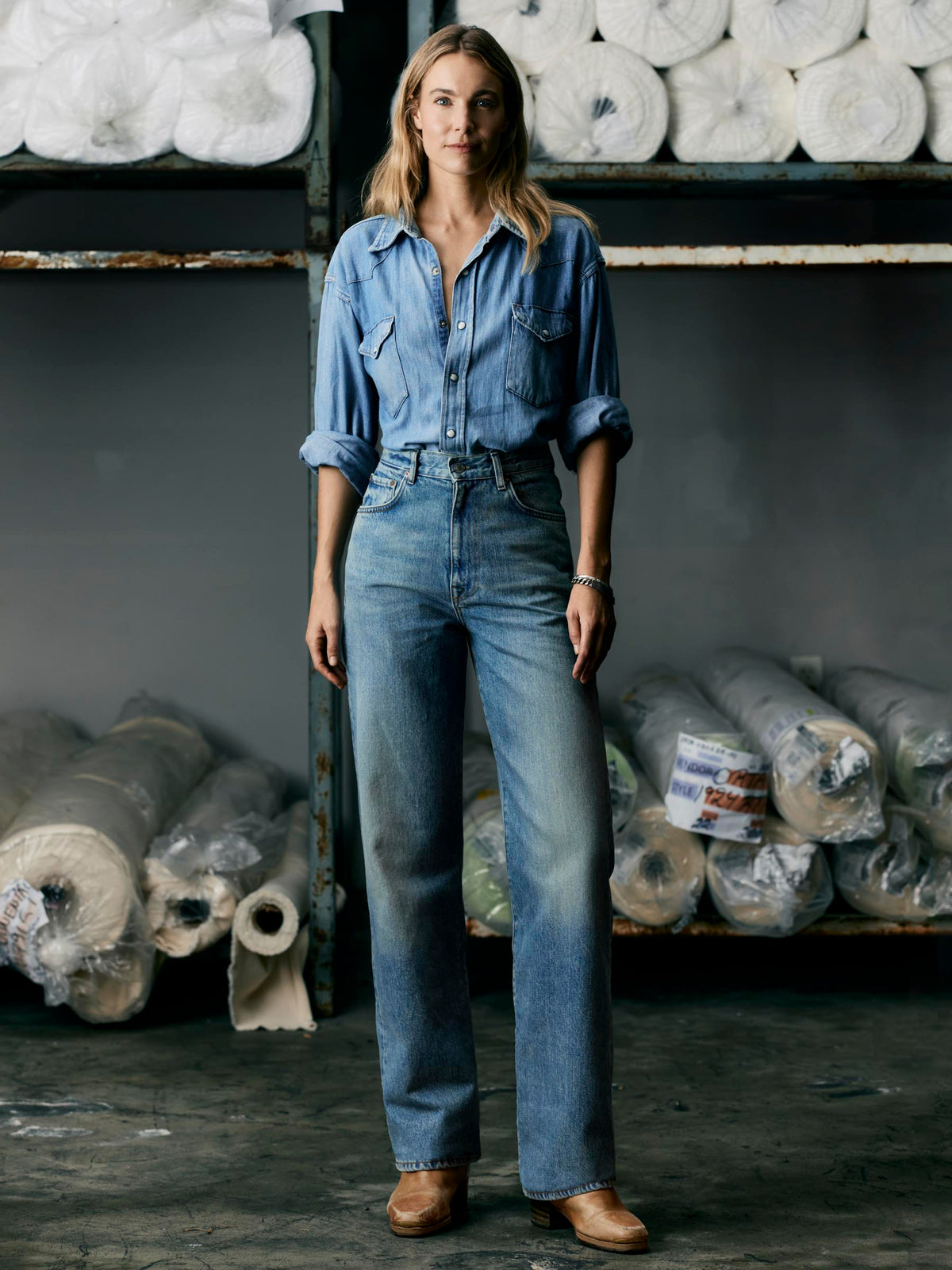 catherine washed natural indigo