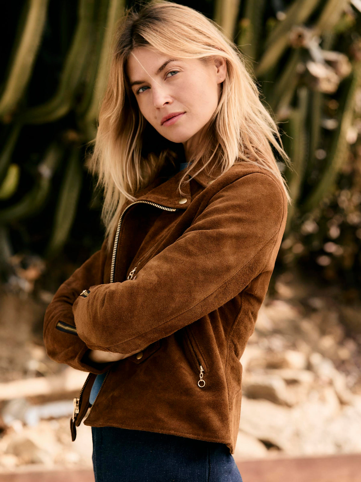 i+w x Schott NYC rough out perfecto jacket