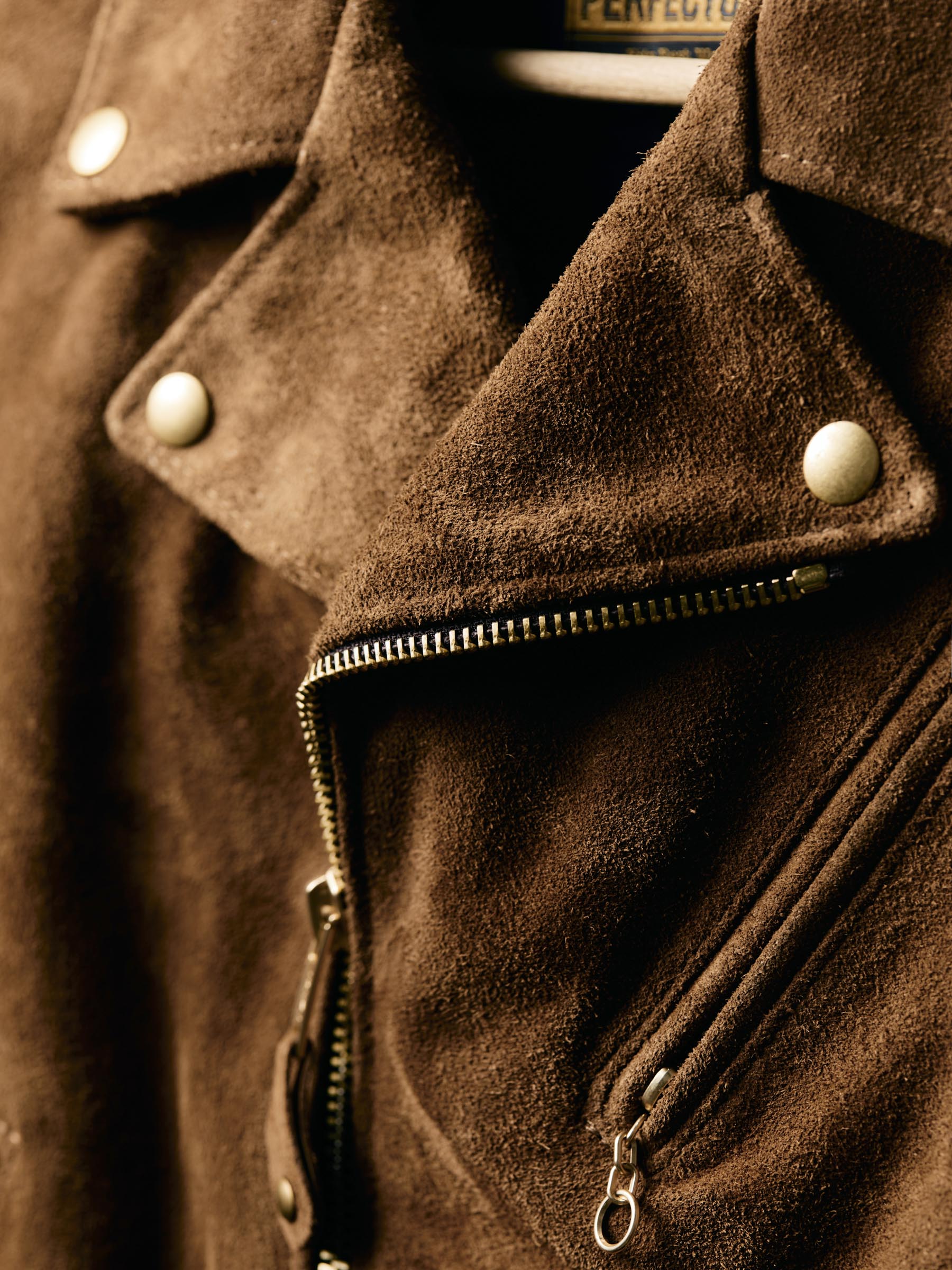 i+w x Schott NYC rough out perfecto jacket – imogene + willie