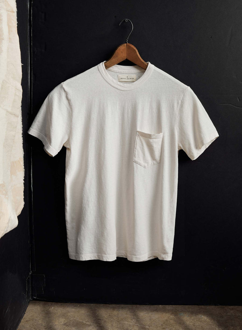 classic knit pocket tee