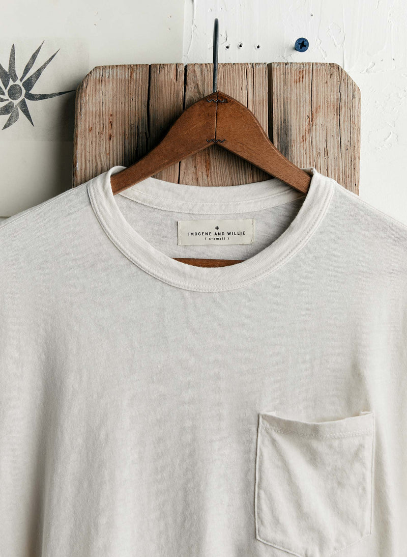 classic knit pocket tee