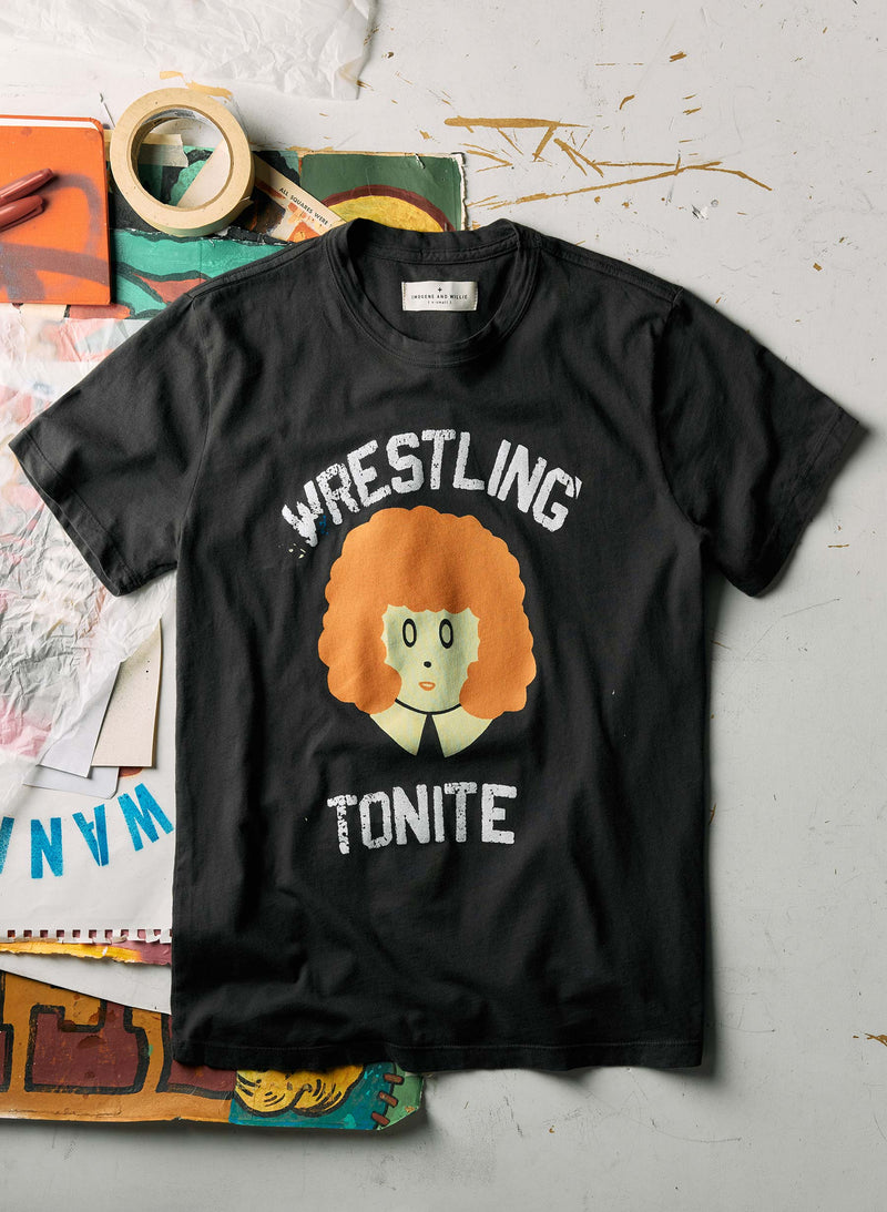 the "wrestling tonite" tee