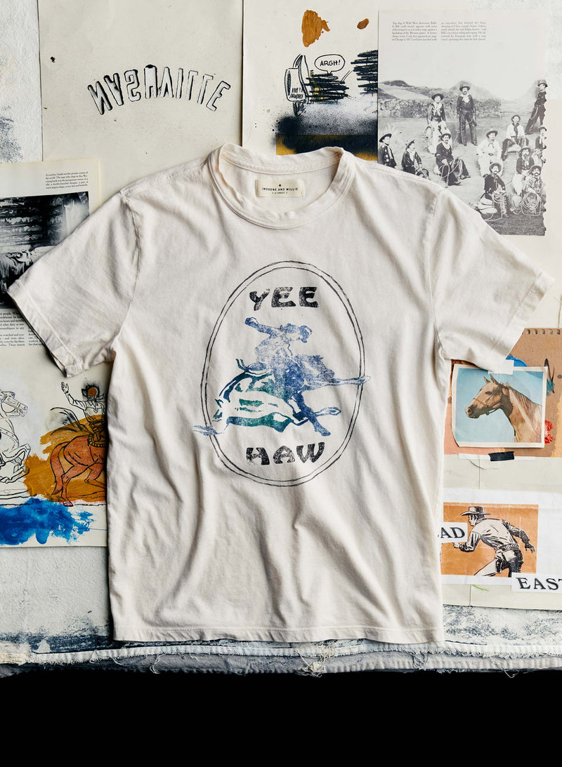 the "yee haw" tee