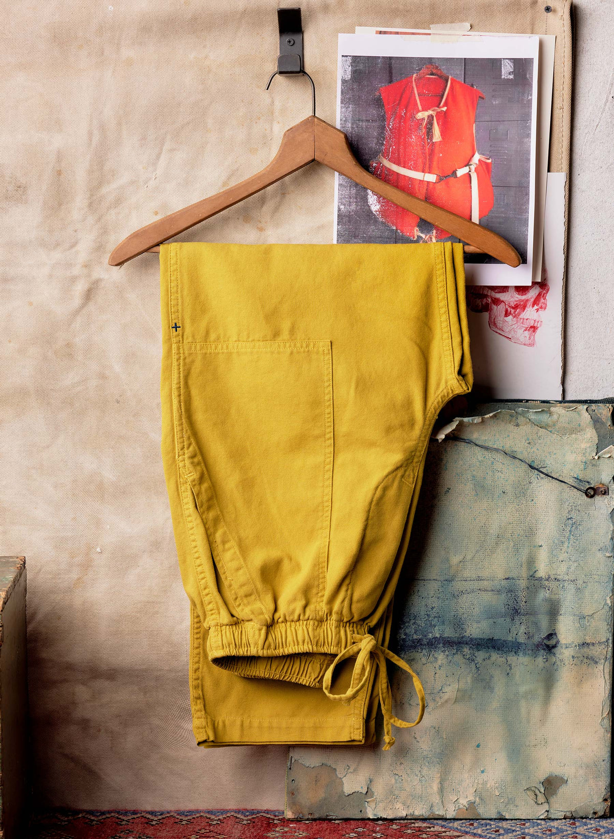 the ventura chore pant in chartreuse