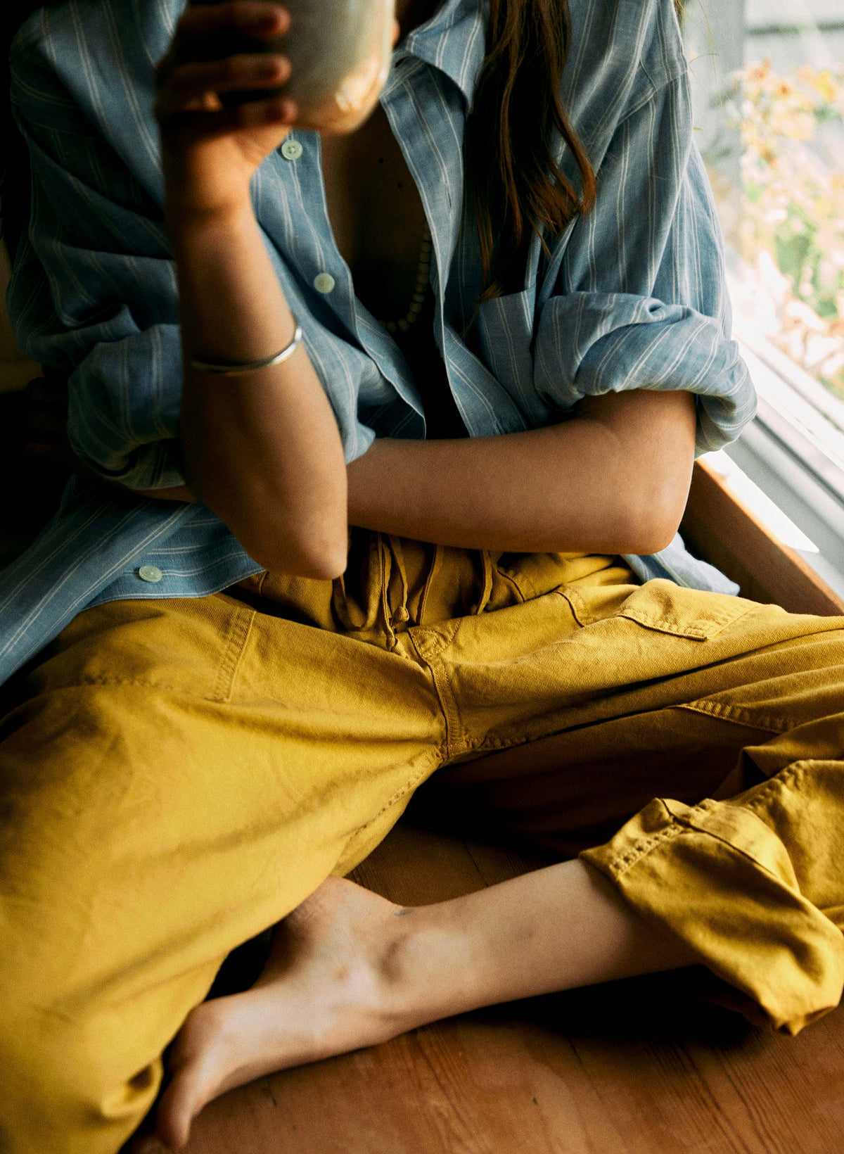 the ventura chore pant in chartreuse