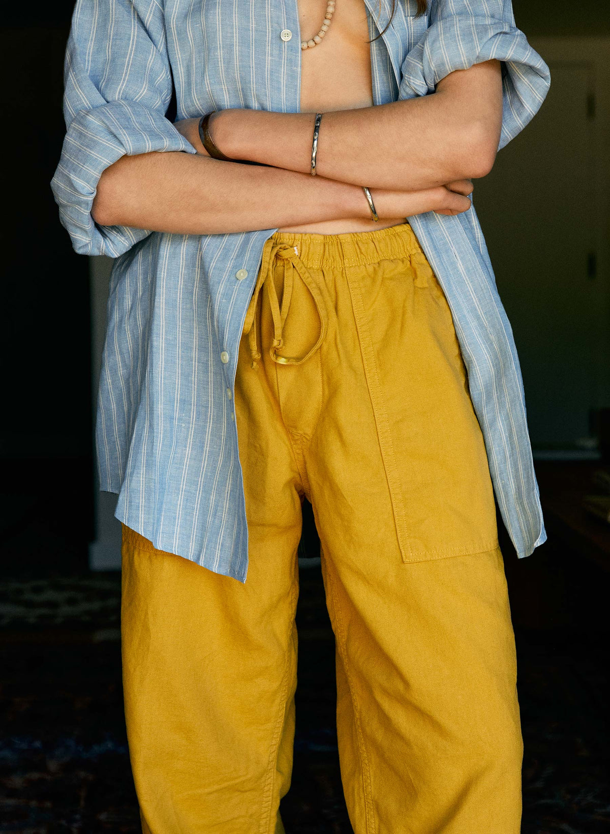 the ventura chore pant in chartreuse