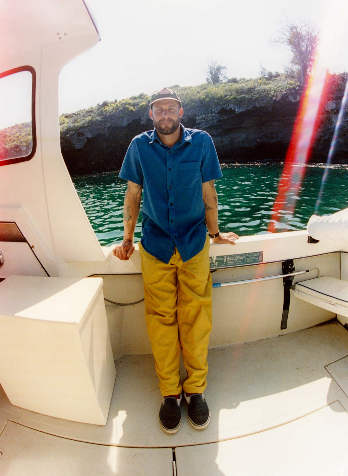 the ventura chore pant in chartreuse