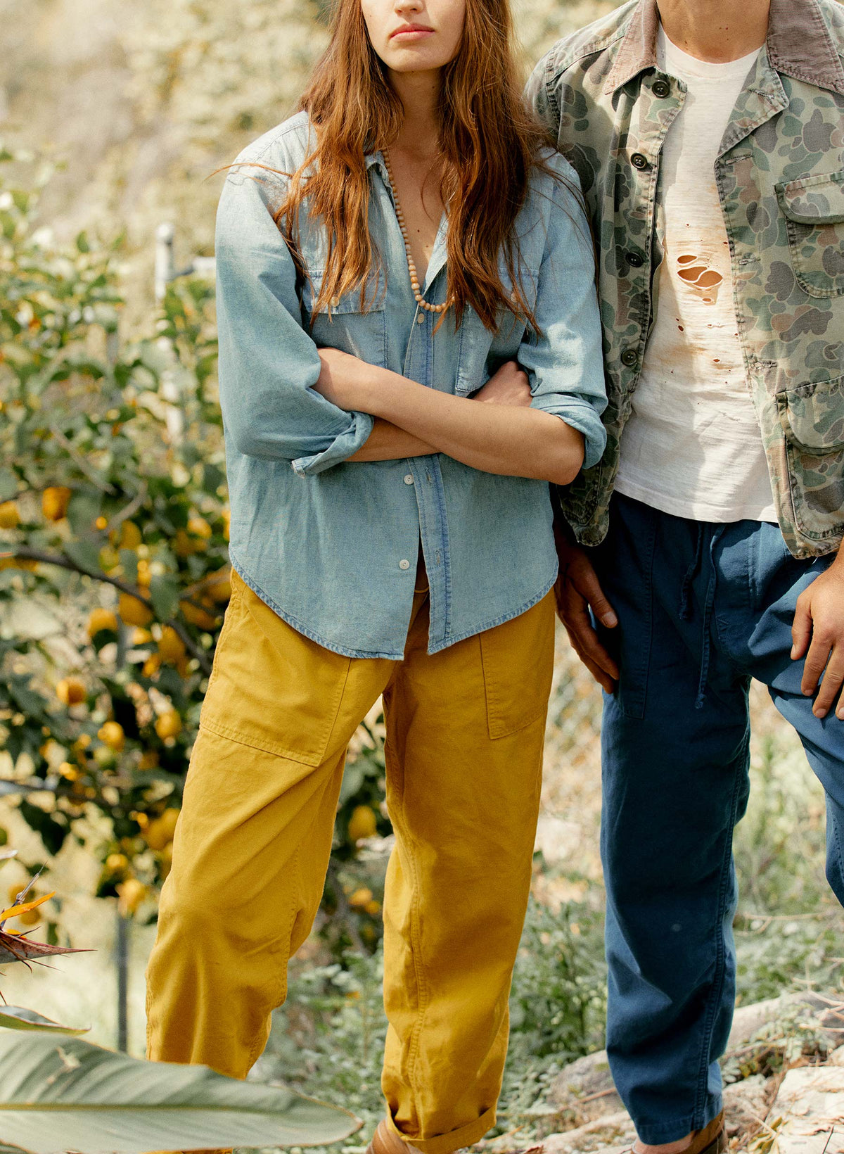 the ventura chore pant in chartreuse