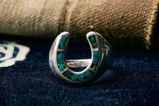 trading-post horseshoe ring