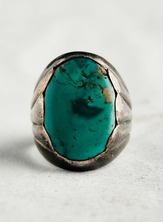 trading-post turquoise ring