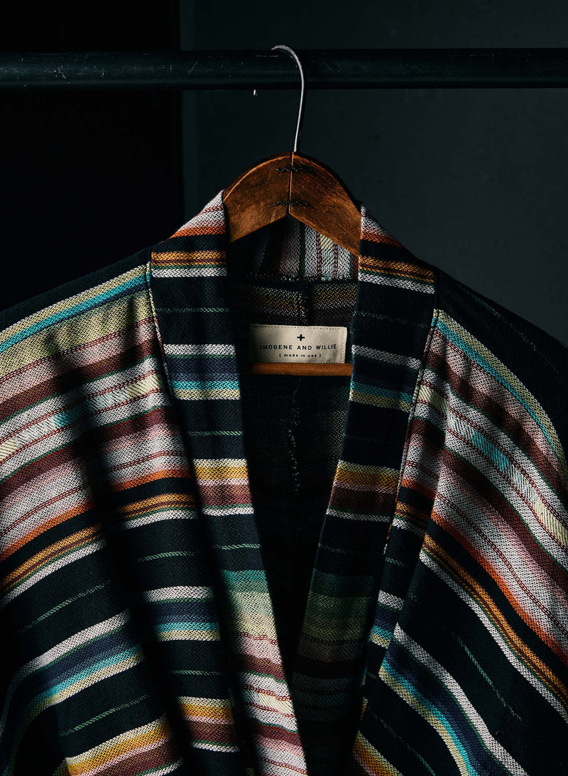 the ojai robe in mesa stripe