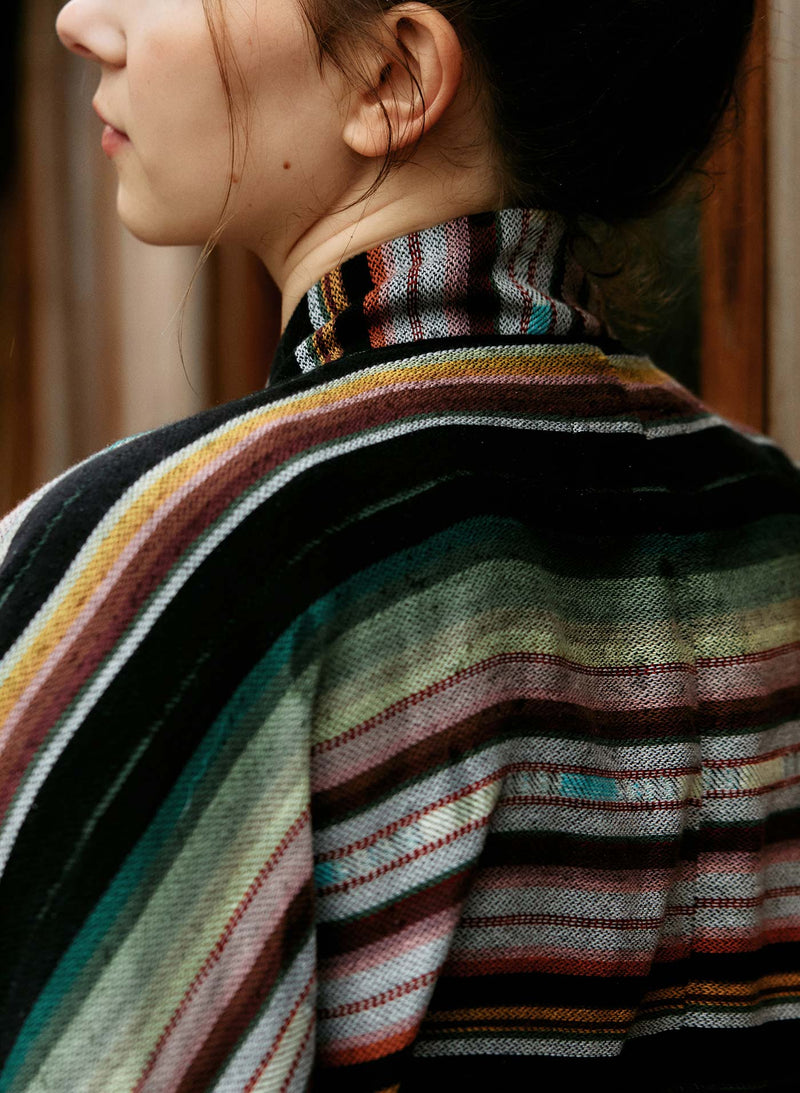 the ojai robe in mesa stripe