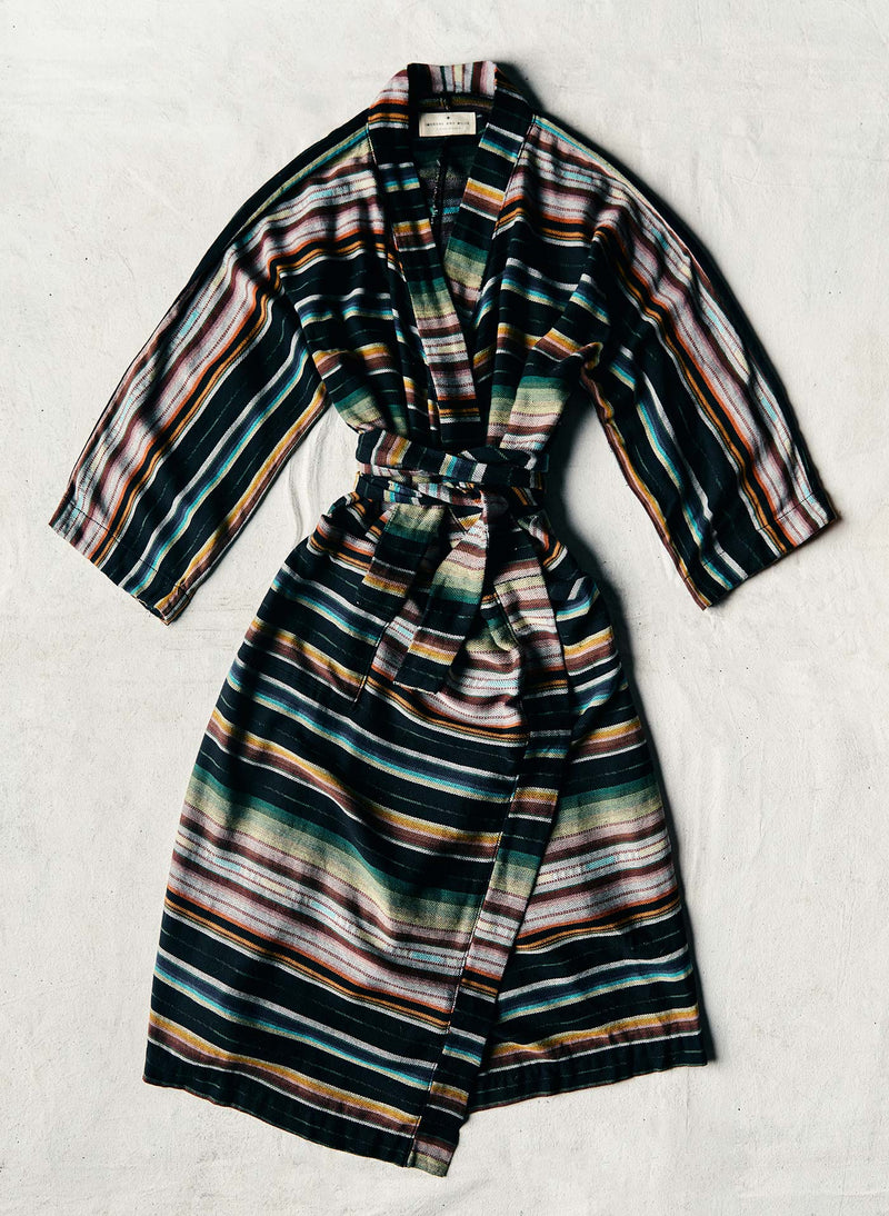 the ojai robe in mesa stripe