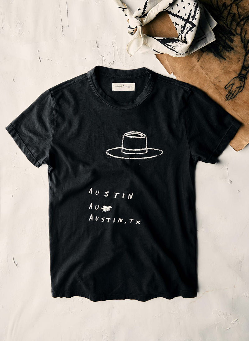 the "written" austin tee