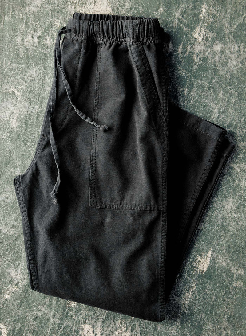 the ventura chore pant in faded black