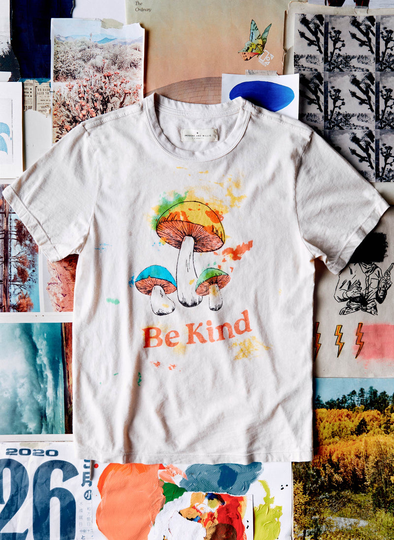 the "be kind" tee