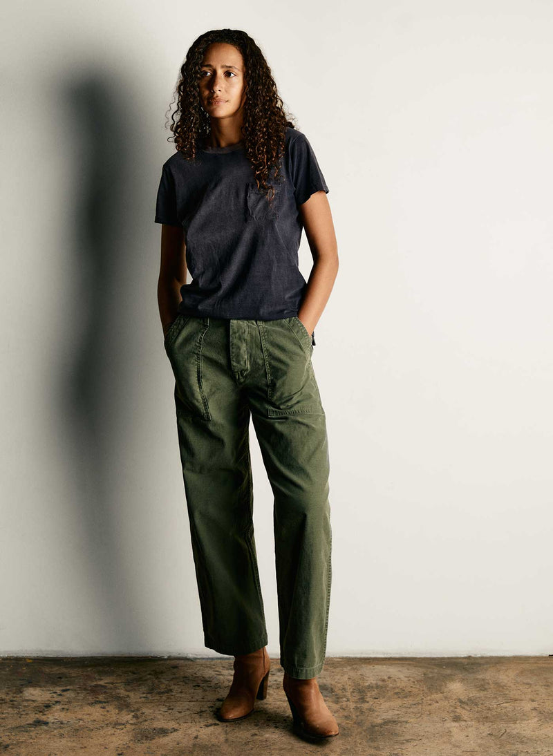 blake military trouser in olive