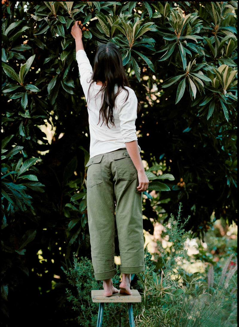 blake military trouser in olive