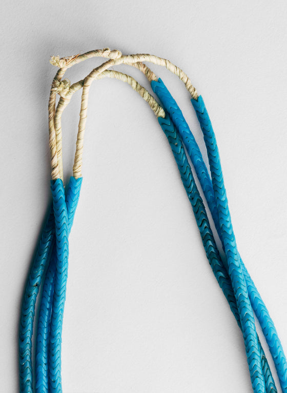 ROPE-WRAPPED SNAKE NECKLACE